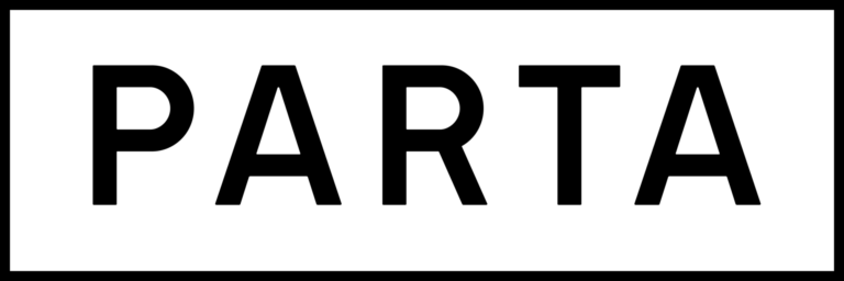 PARTA Logo black on white